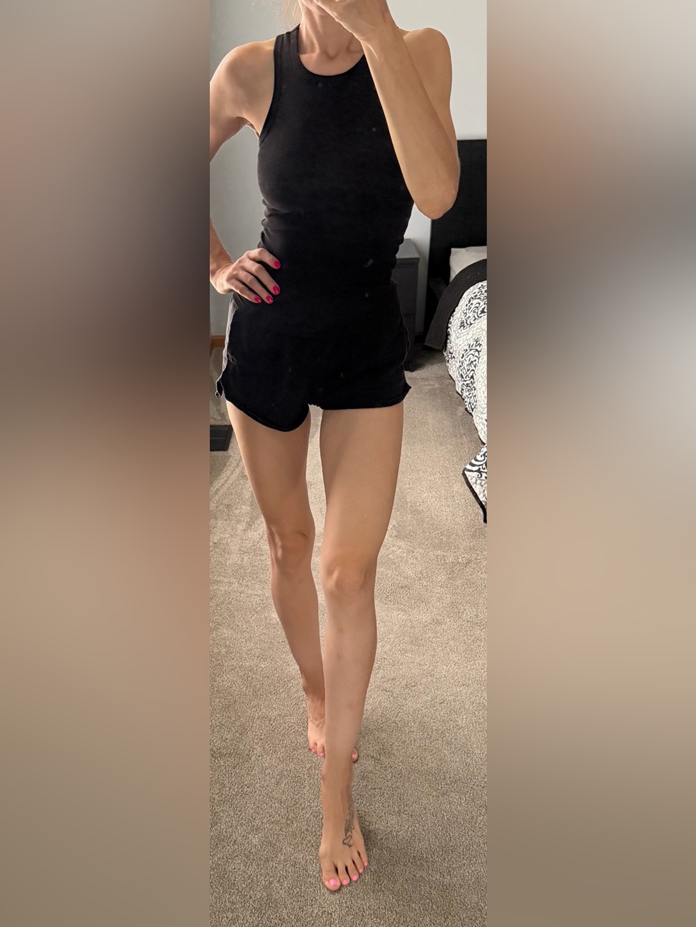 Xxs black tank top